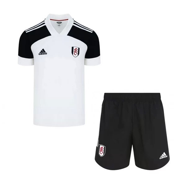 Camiseta Fulham Primera Equipo Niños 2020-21 Blanco